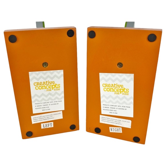 CREATIVE CONCEPTS For Kids ☆ T-Rex Dinosaur Wood Bookends - Picture 8 of 8